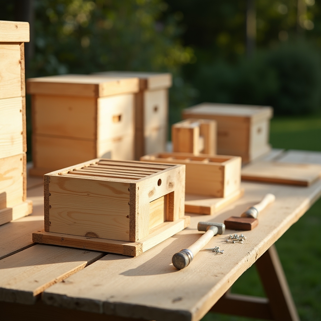 Aufbau einer neuen Bienenbeute mit Zargen und Rähmchen